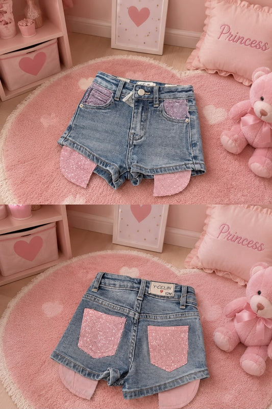 Shorts neonata PRINCESS SPARKLE
