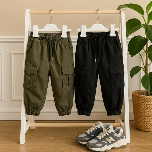 Cargo nero e verde bosco