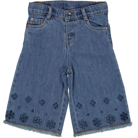 Jeans Birba a palazzo ricamato 4/8 anni