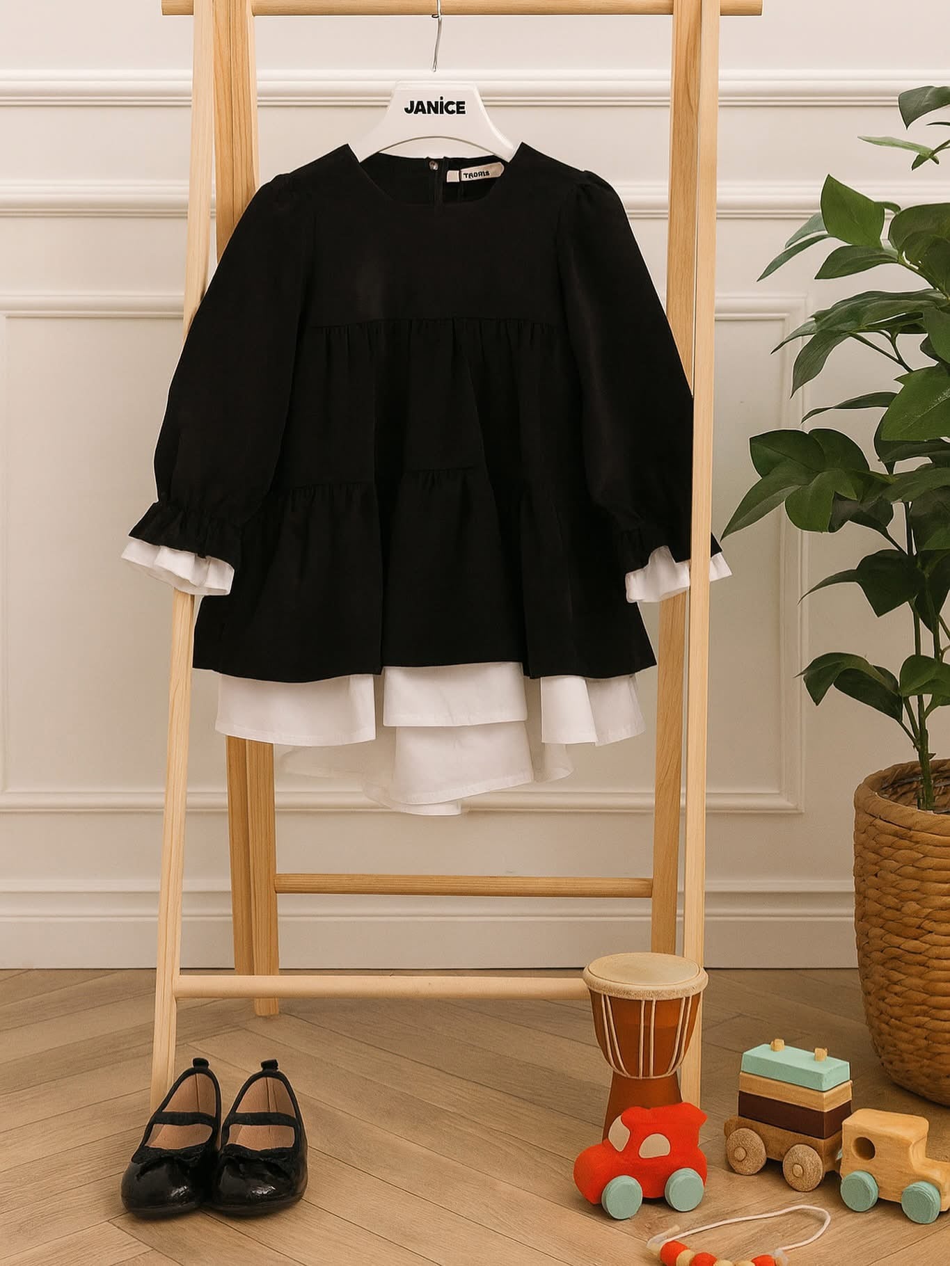 Abito nero Janice Bon Ton