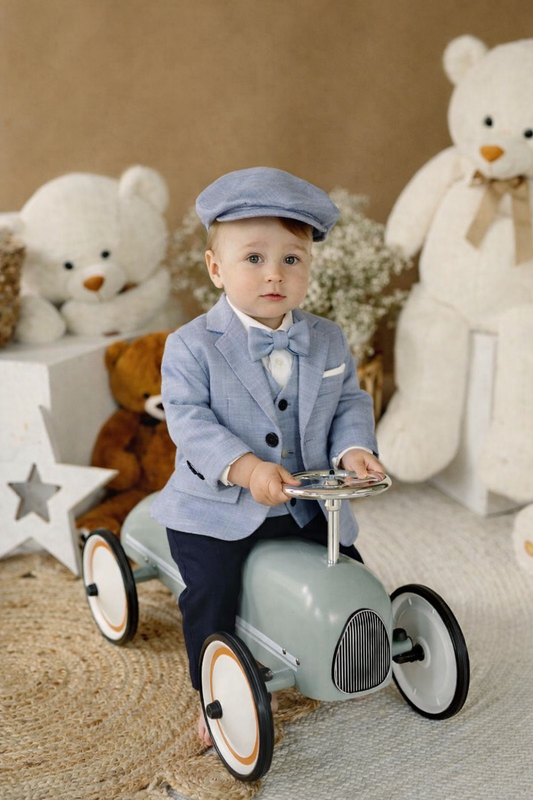 Completo cerimonia neonato celeste NEVERTOO