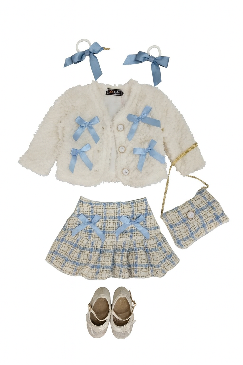 Completo quattro pezzi Blue Belle