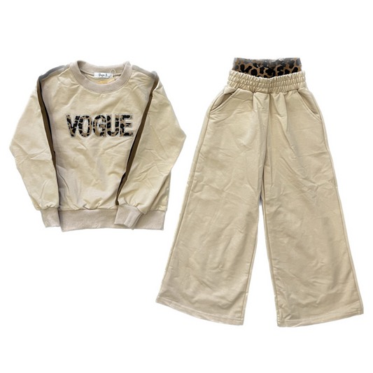 Tuta completa Vogue leopardata