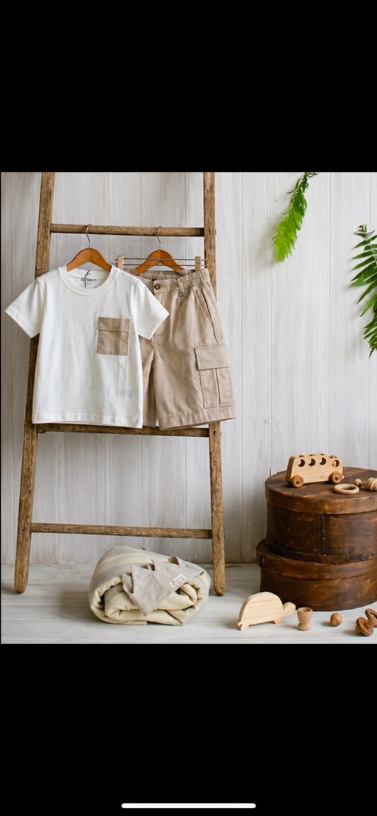 T-shirt SAND PEARL NVRT