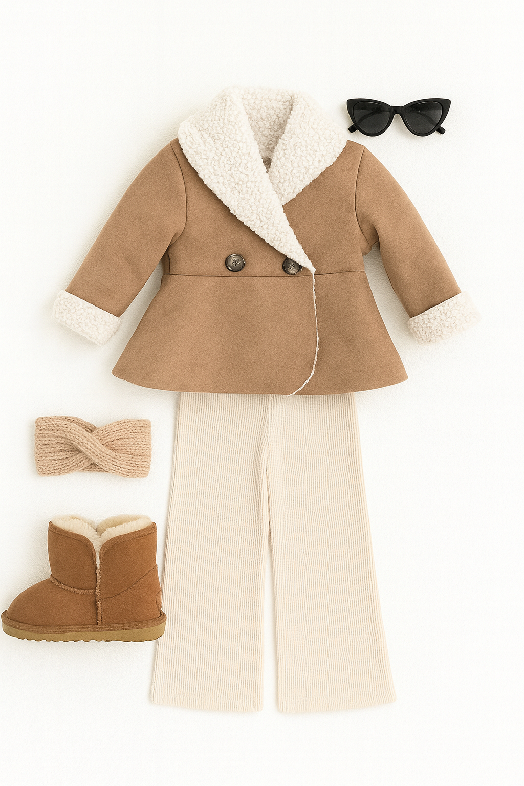 Montone neonata SOFT CAMMEL