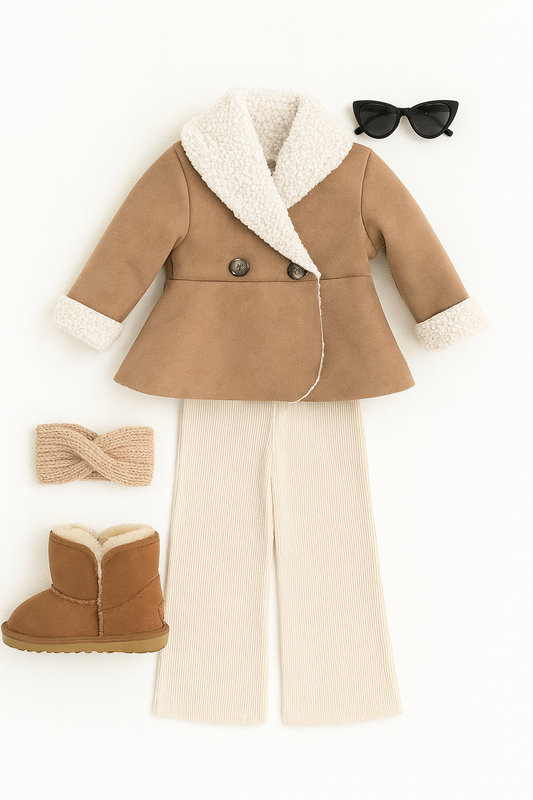 Montone neonata SOFT CAMMEL