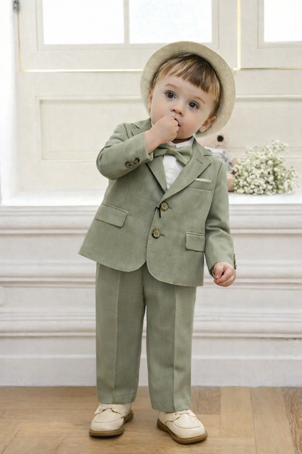 Completo cerimonia neonato MINTY