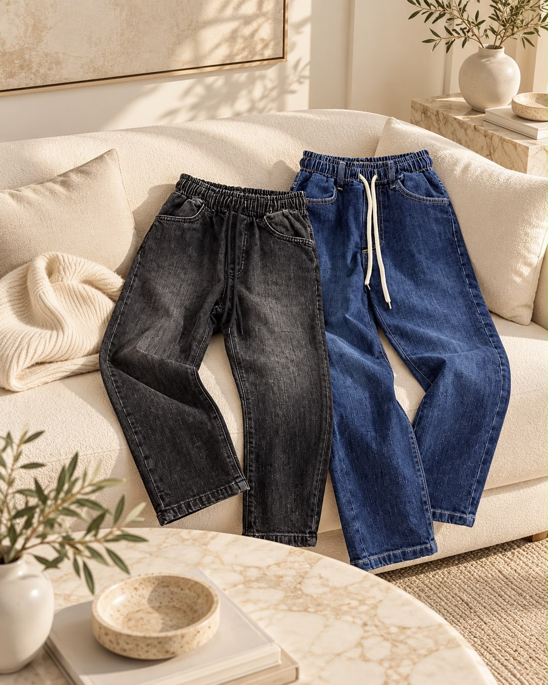 Jeans nero NEVERTOO