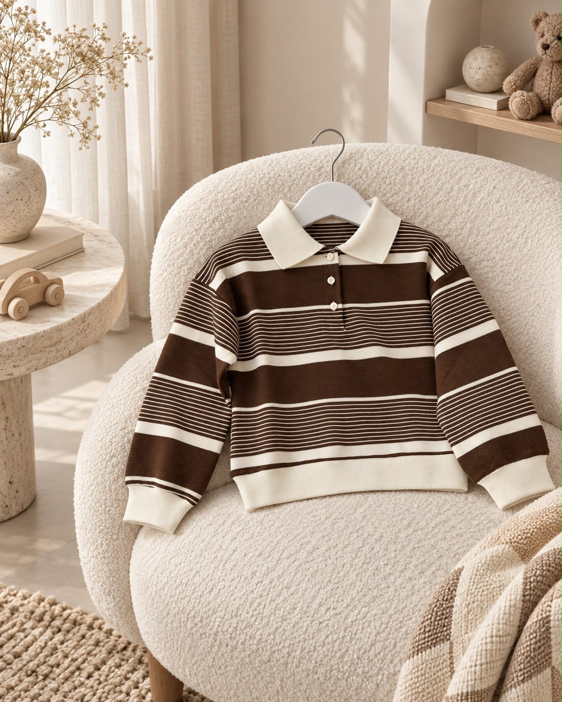 Polo BROWN STRIPE