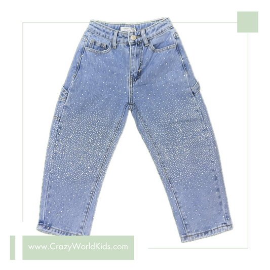 Jeans Balloon con brillantini disponibili dalla 4 alla 14 anni