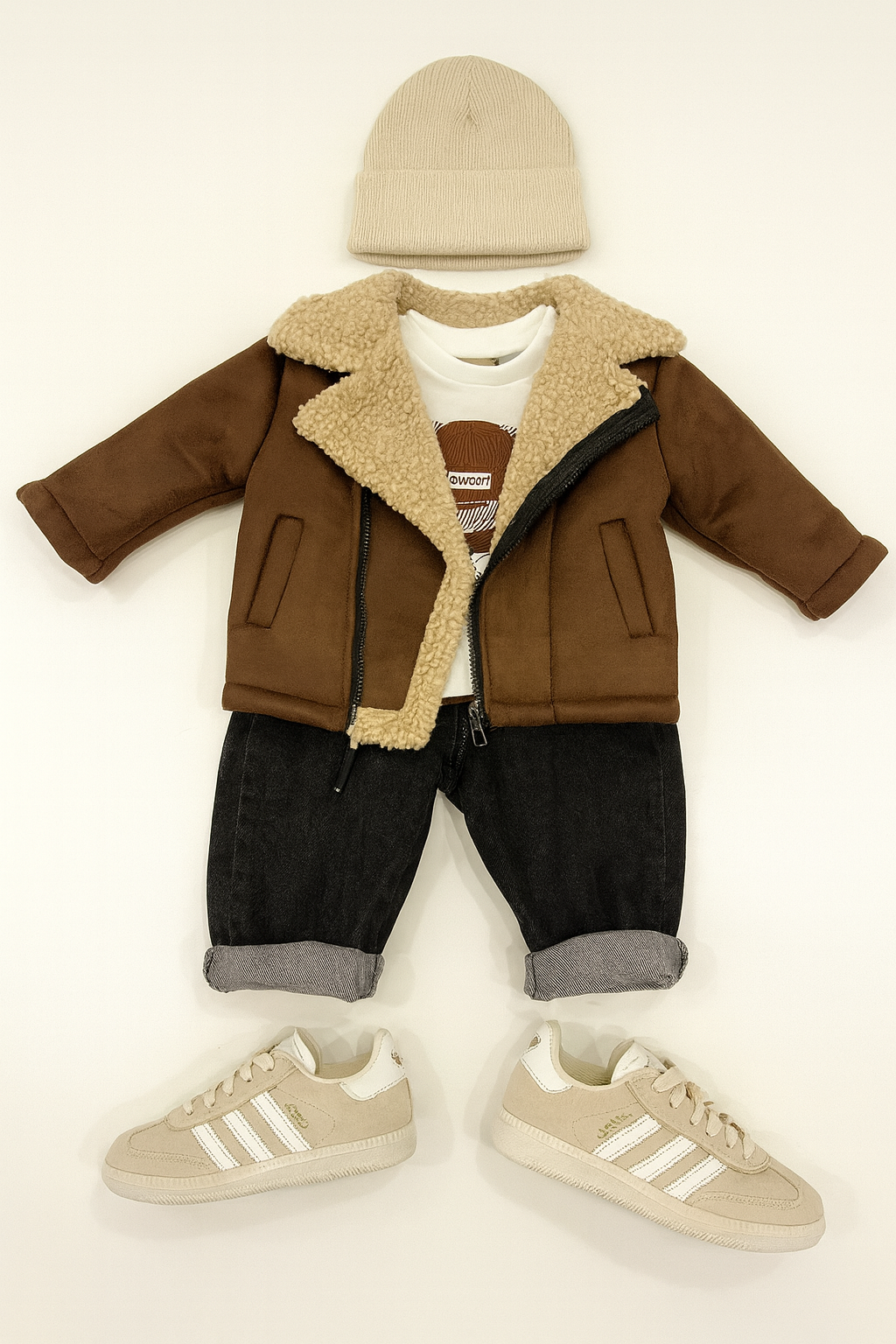 Montone marrone Pilot neonato