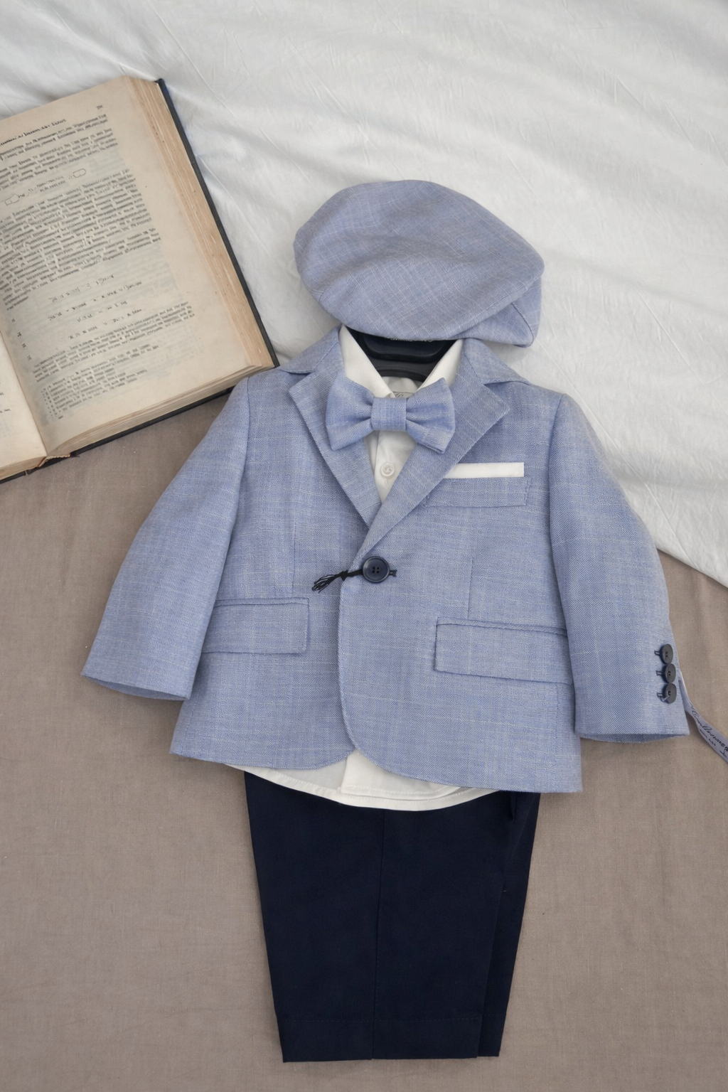 Completo cerimonia neonato celeste NEVERTOO