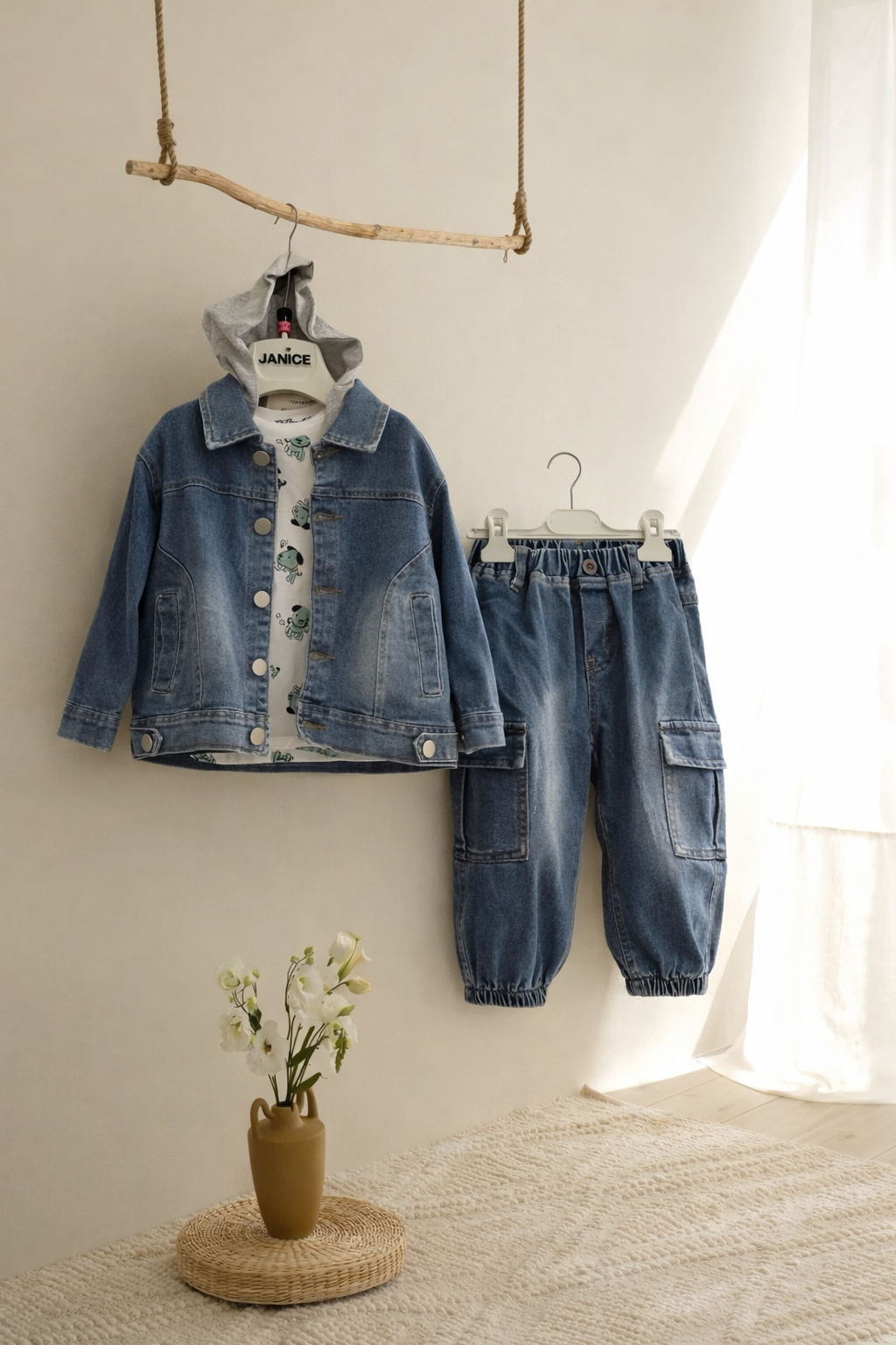 Completo neonato DENIM ADVENTURE