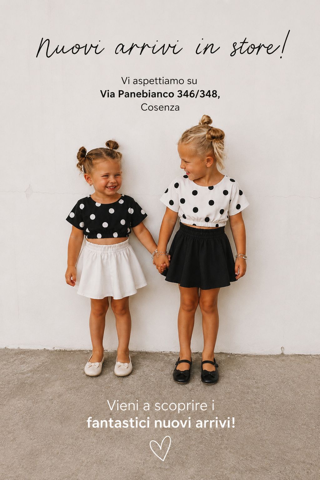 T-shirt Crop NEONATA POIS ATTITUDE