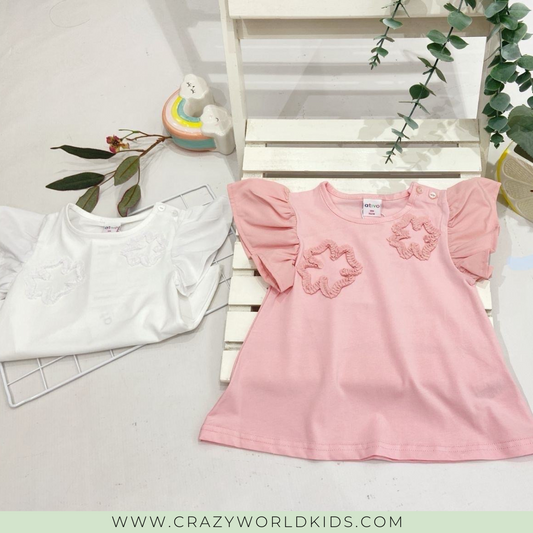 T-shirt disponibili in due varianti di colore dalla 12 alla 36 mesi