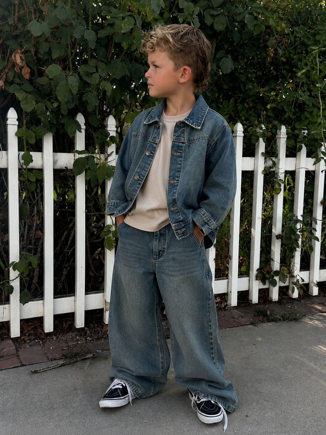 Completo ragazzo BLUE BAGGY SET