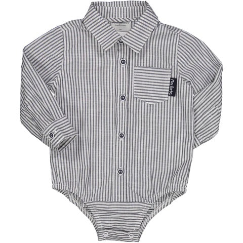 Camicia body riga 3/24 mesi