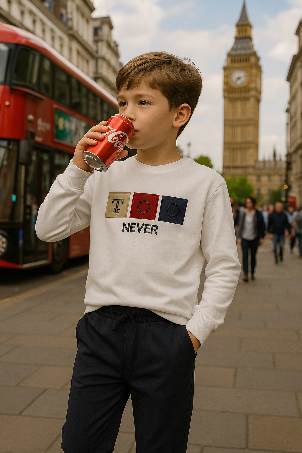 T-shirt panna Nevertoo