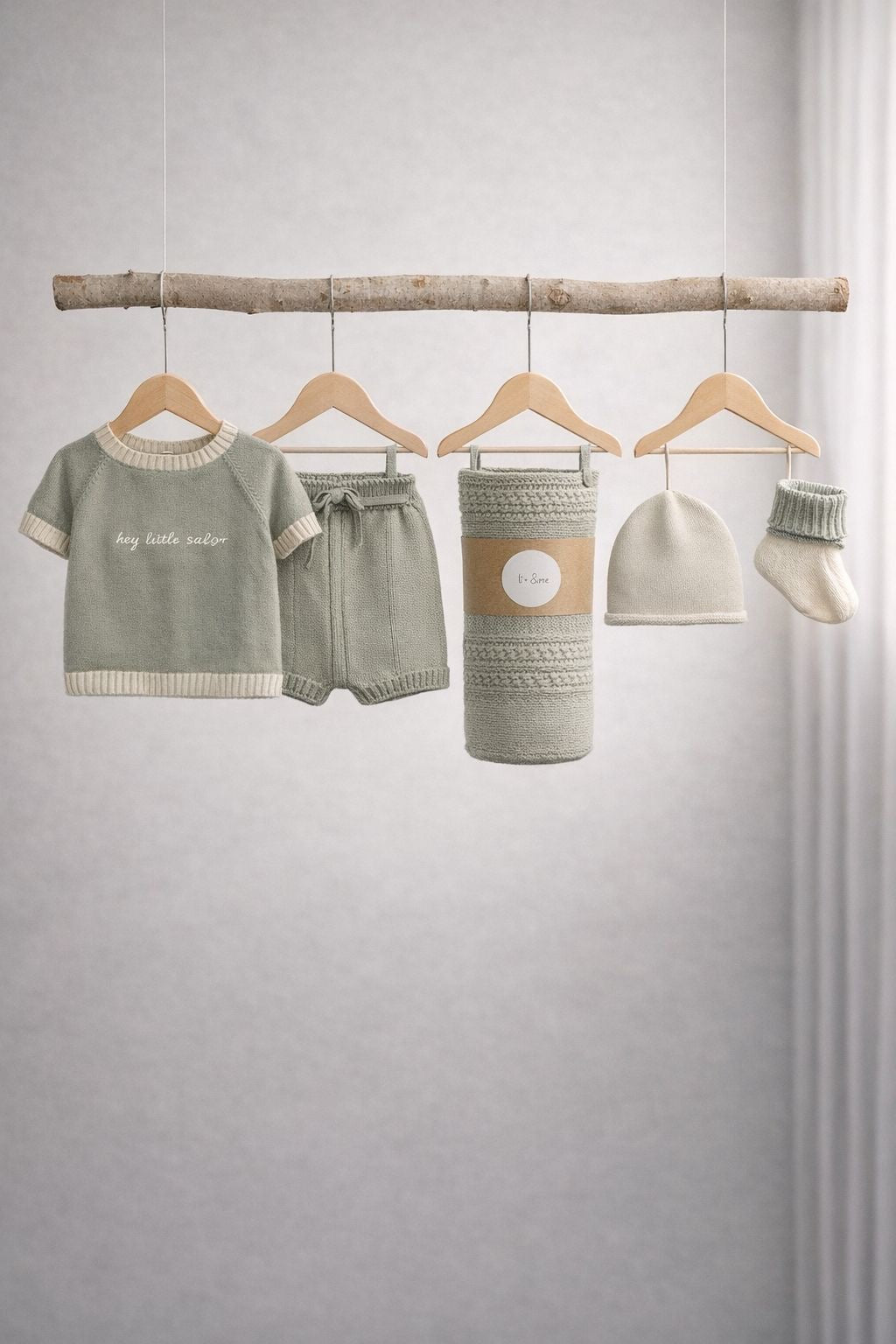 Pacchetto Li&Me  Alvie cream/apple