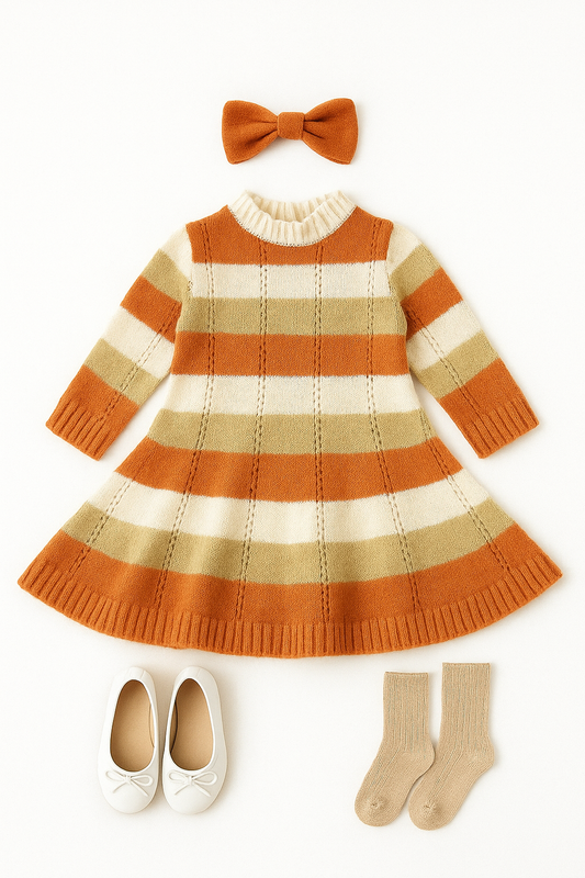 Abito in maglia AUTUMN PUMPKIN