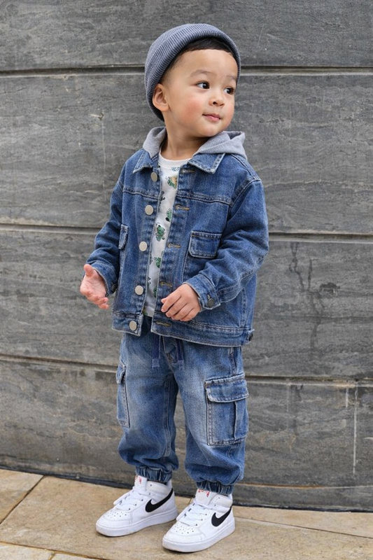 Completo neonato DENIM ADVENTURE