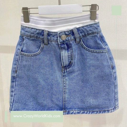 Gonna in jeans disponibile dalla 4 alla 14 anni