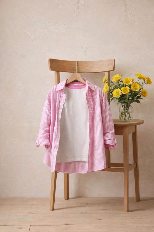 Camicia con t-shirt DREAMY CANDY LAYERS