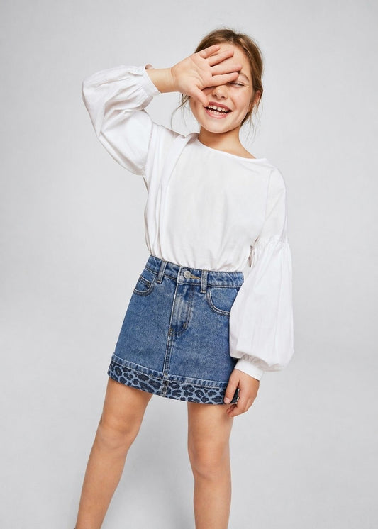 Gonna in denim FELINE