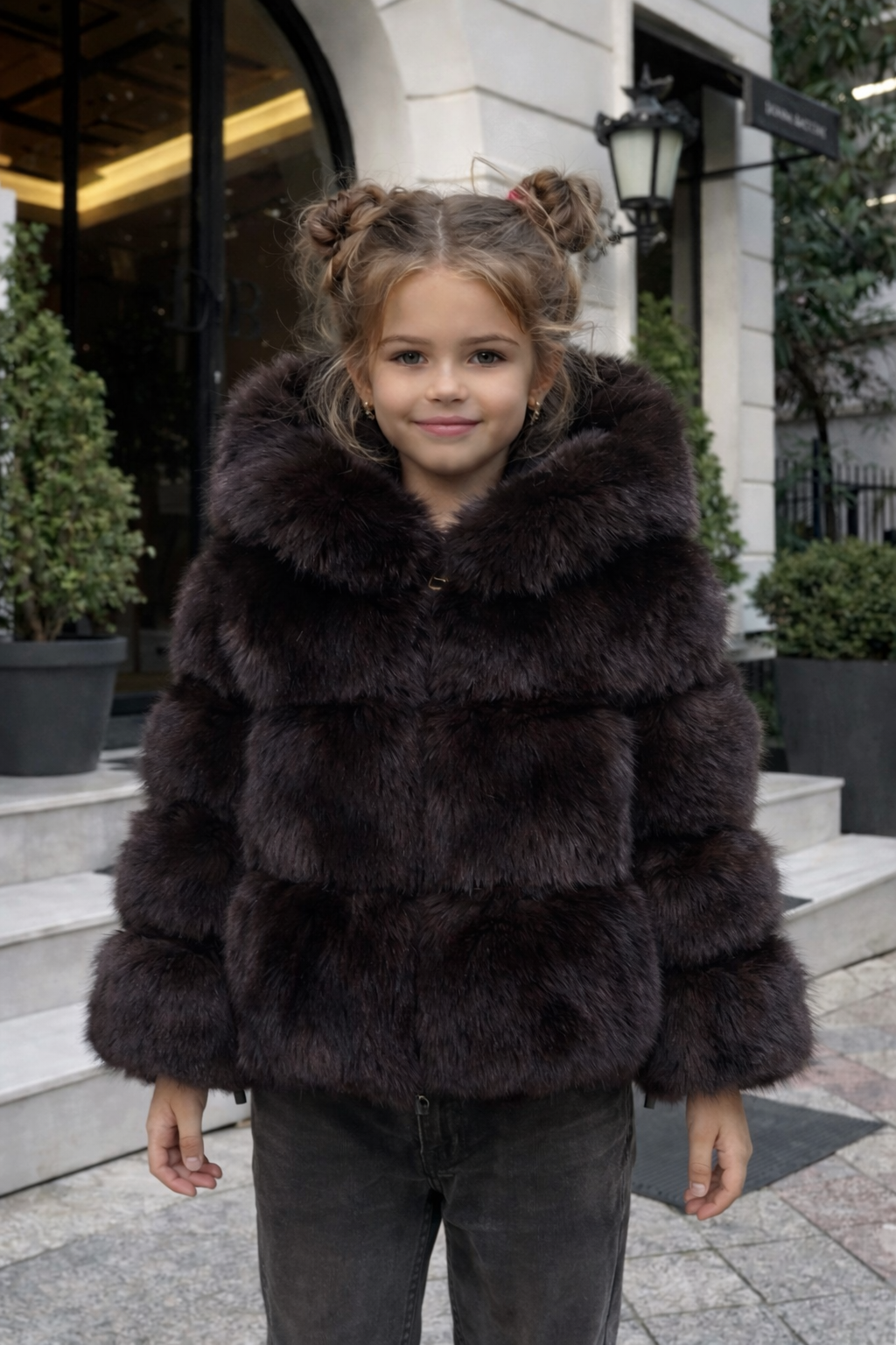Ecopelliccia Brown