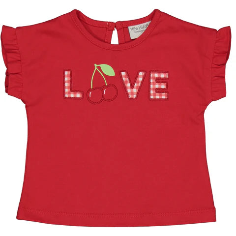 T-shirt Love disponibile dalla 3 alla 24 mesi