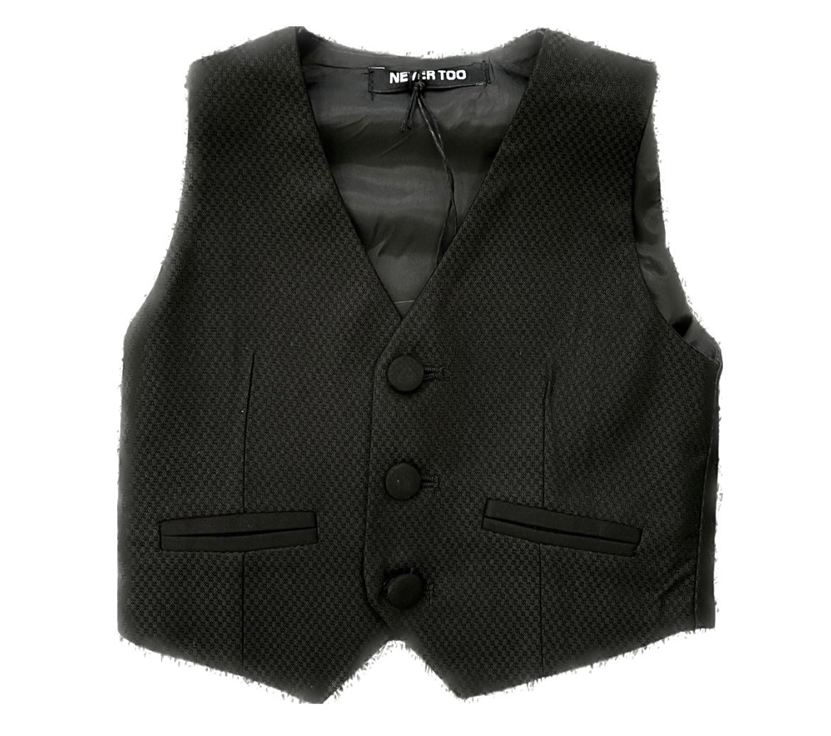 Gilet Black Never Too 9/30 mesi