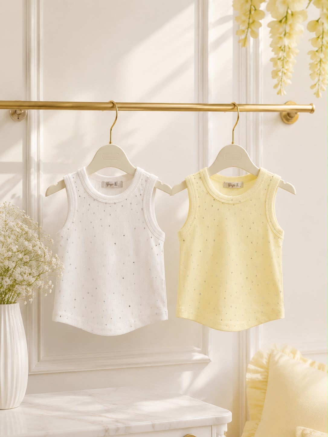 Top crop strass