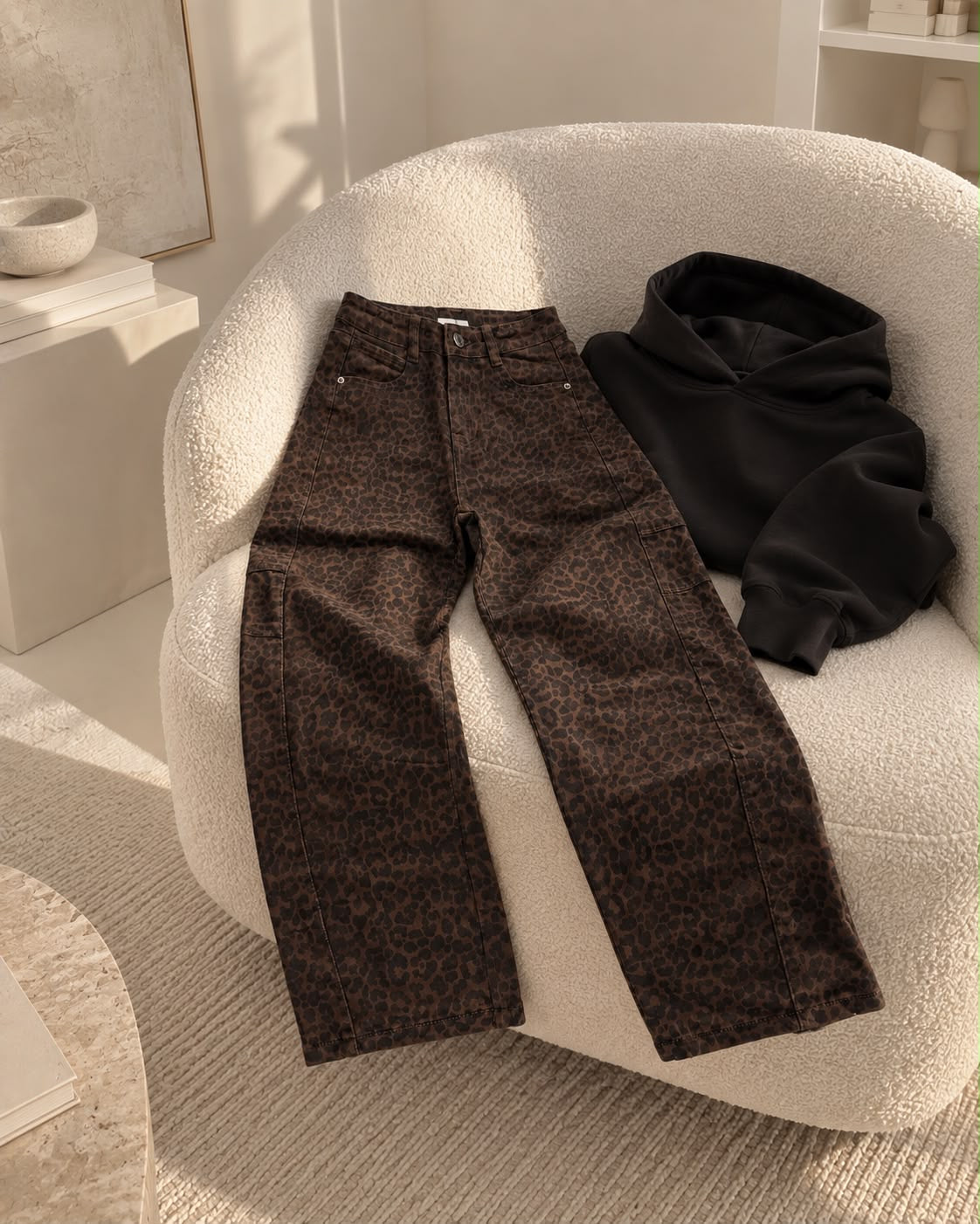 Jeans maculato