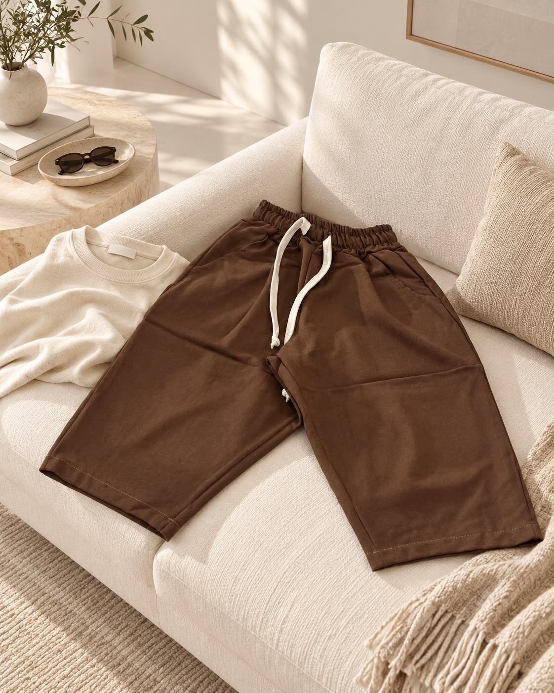 Pantalone palazzo bimbo nero ,marrone scuro e marrone chiaro