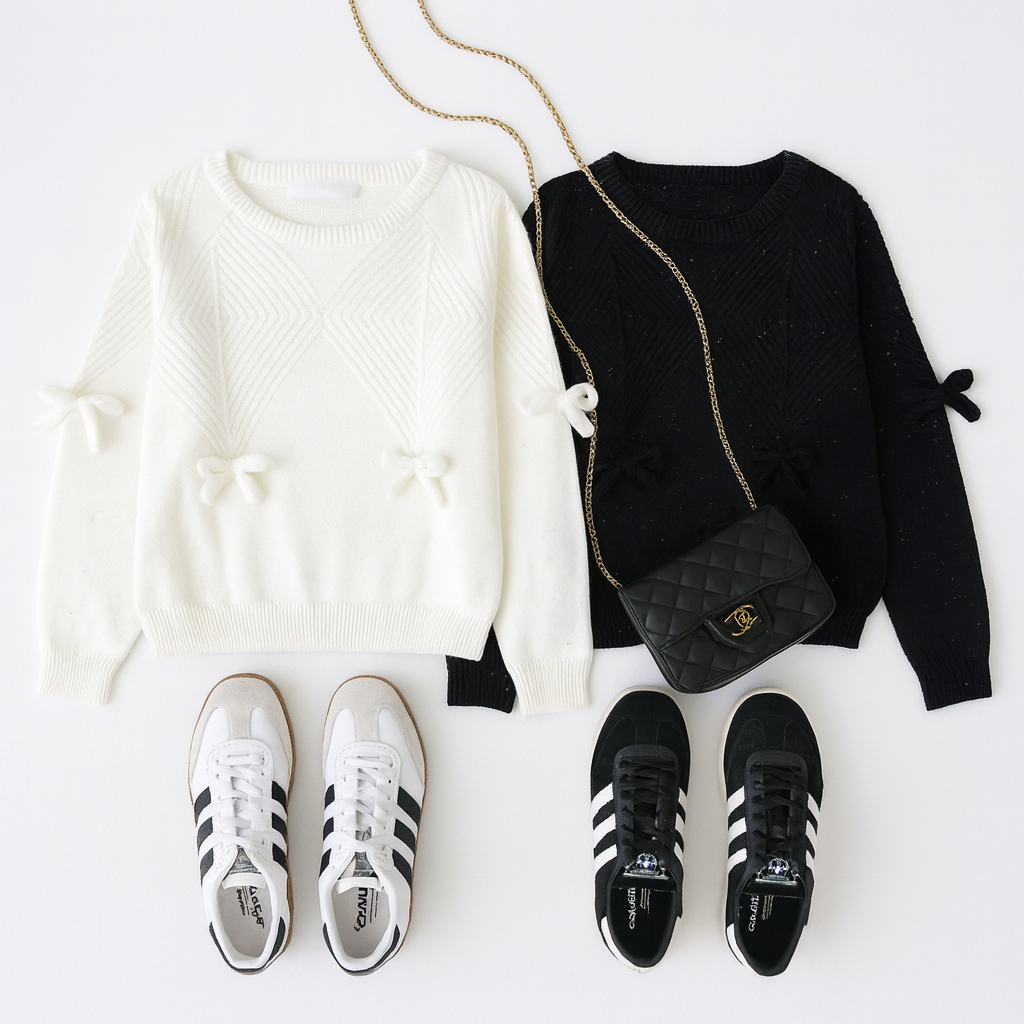 Maglioncino  Essenza Rubino e Nero