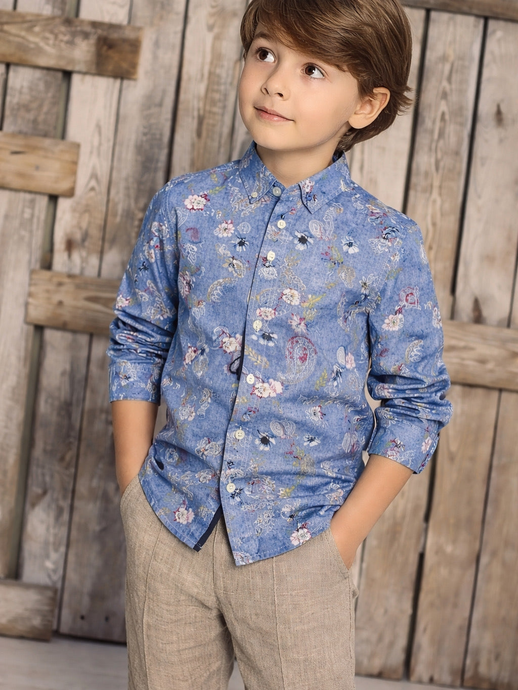 Camicia bimbo COBALT
