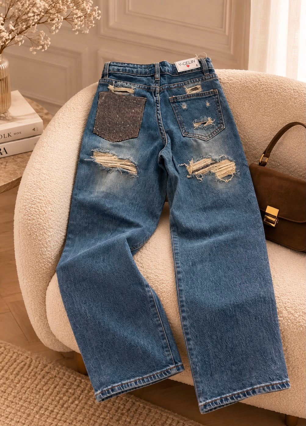 Jeans BROWN BRILLOS POCKET