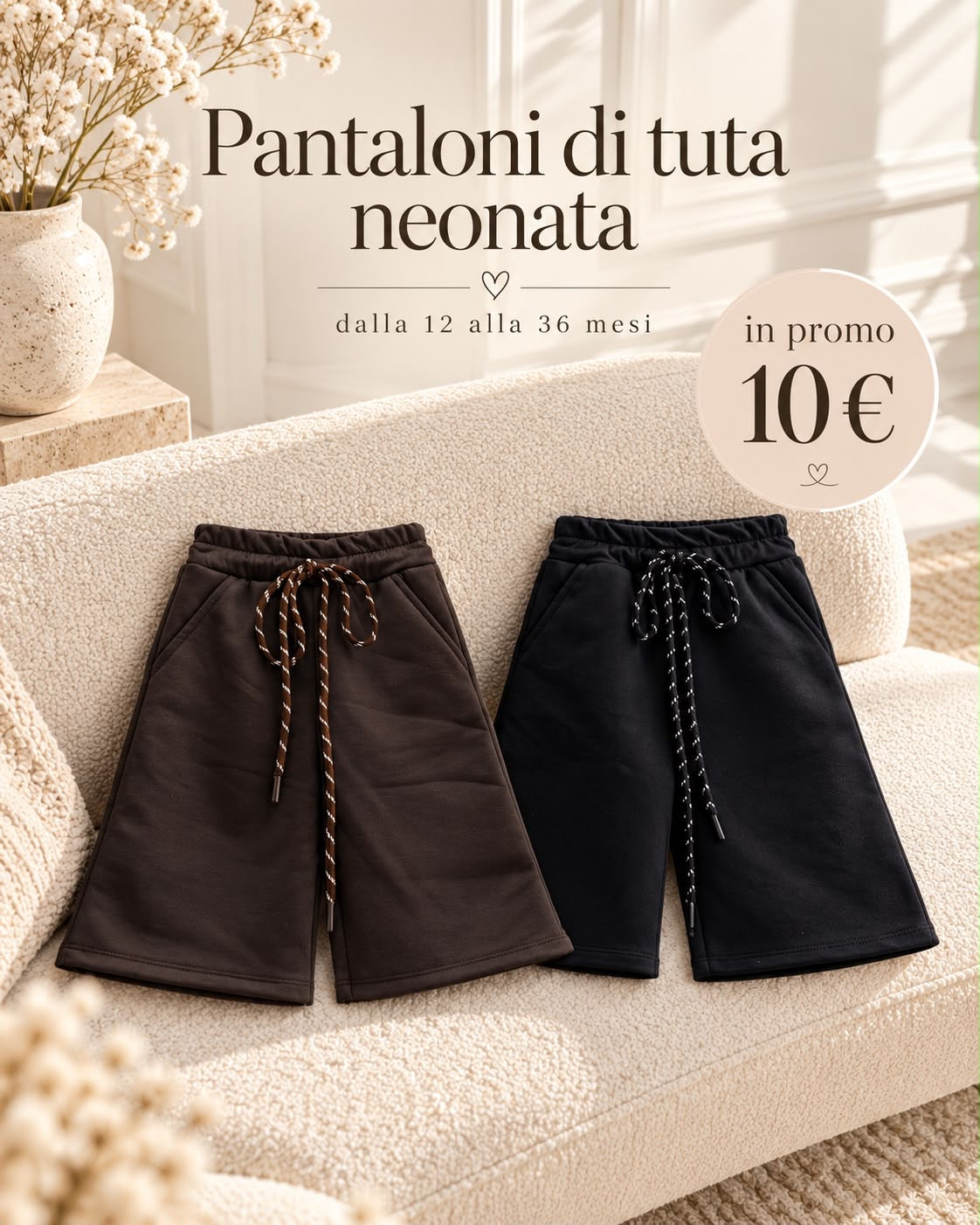 Pantaloni tuta con lacci