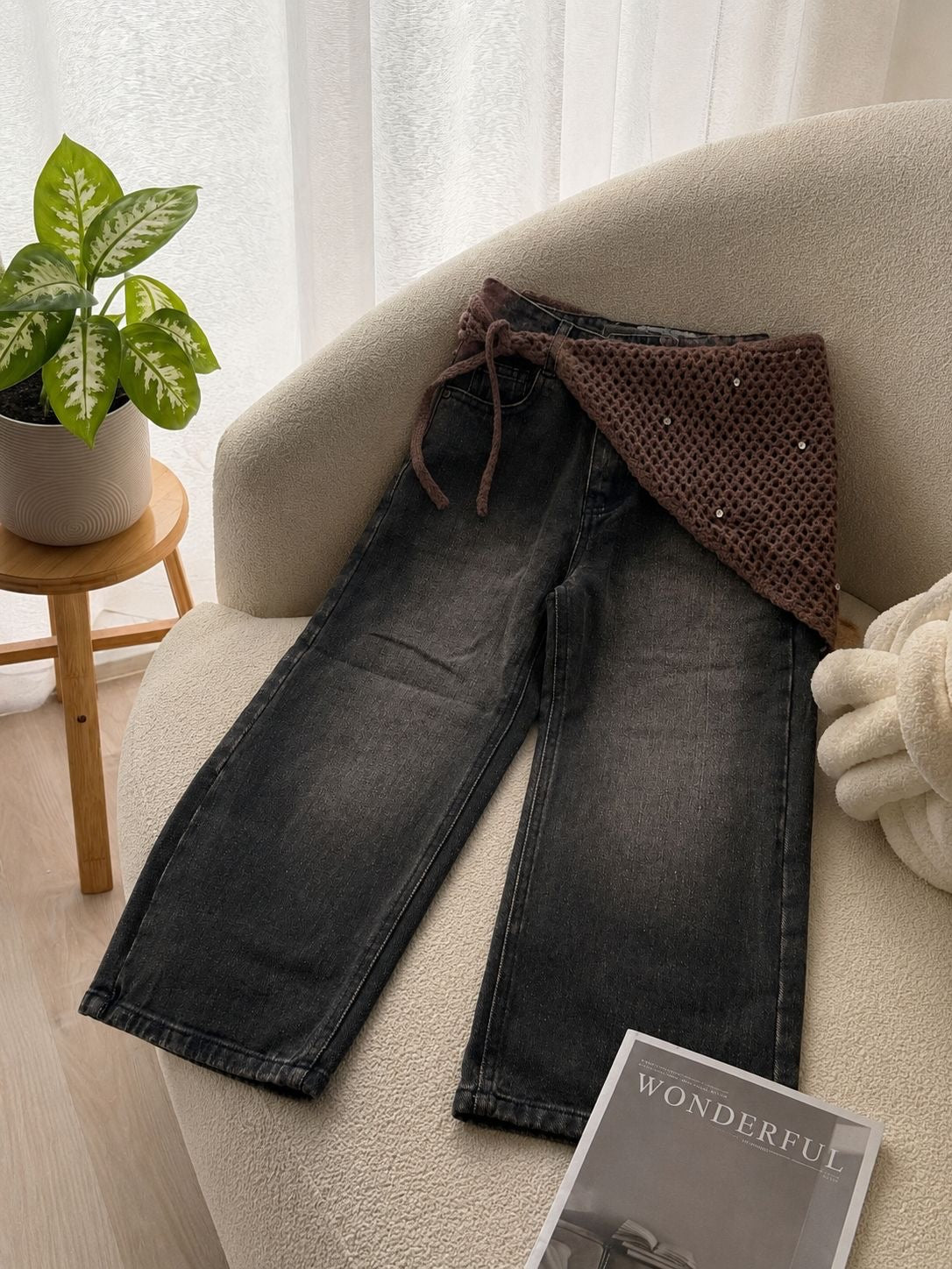 Jeans bandana uncinetto DESERT NET