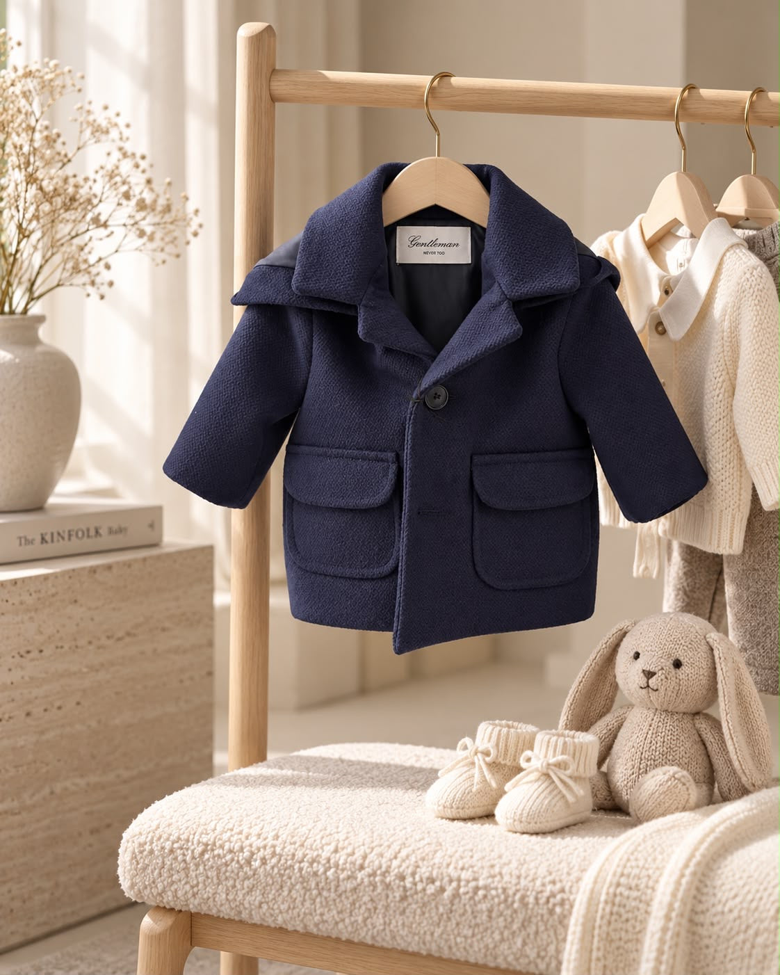 cappotto blu neonato GENTLEMAN
