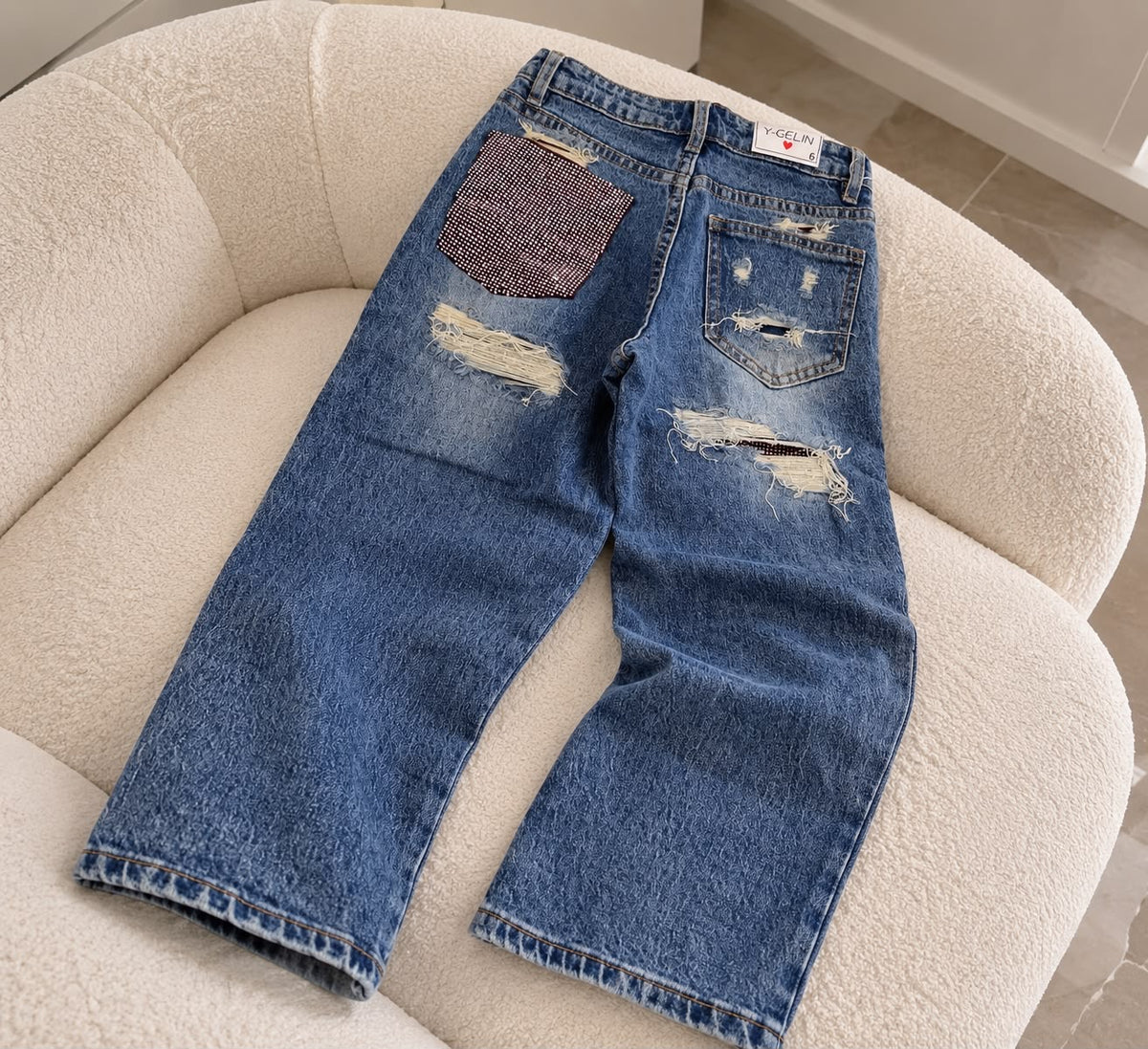 Jeans bimba BURGUNDY POCKET
