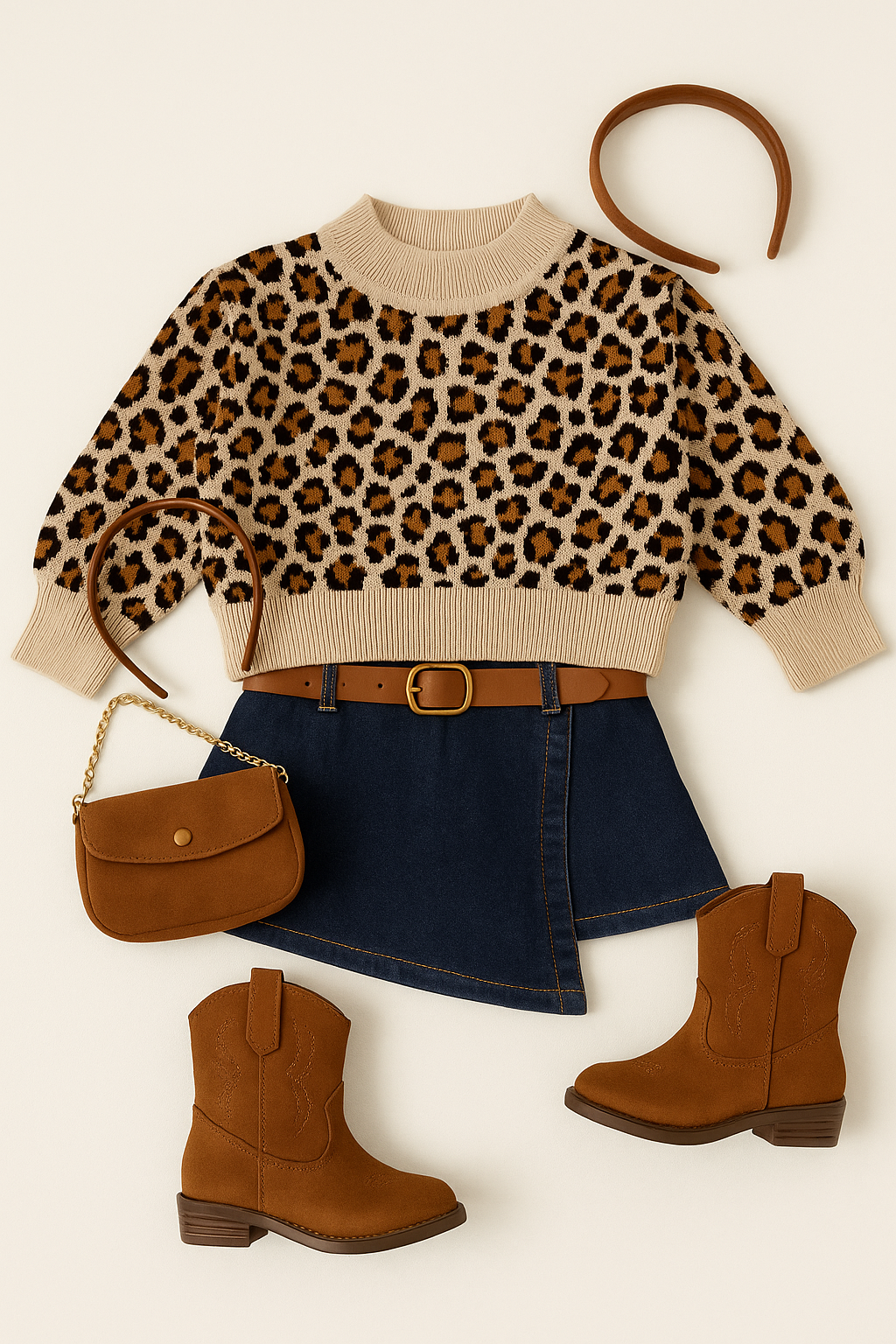 Gonna in jeans con cintura TRENDY