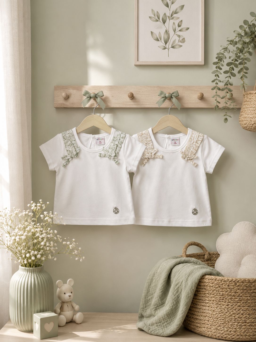 T-shirt di fiori di pizzo