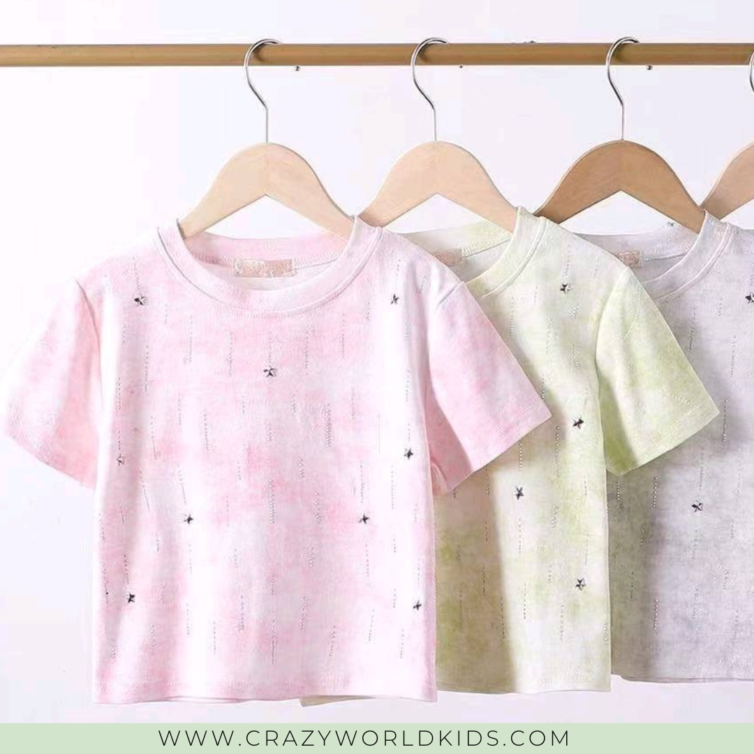 T-shirt disponibile in rosa dalla 4 alla 14 anni