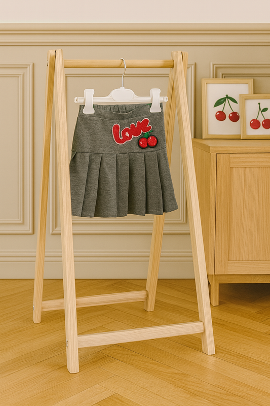 Gonna grigia Cherry Love