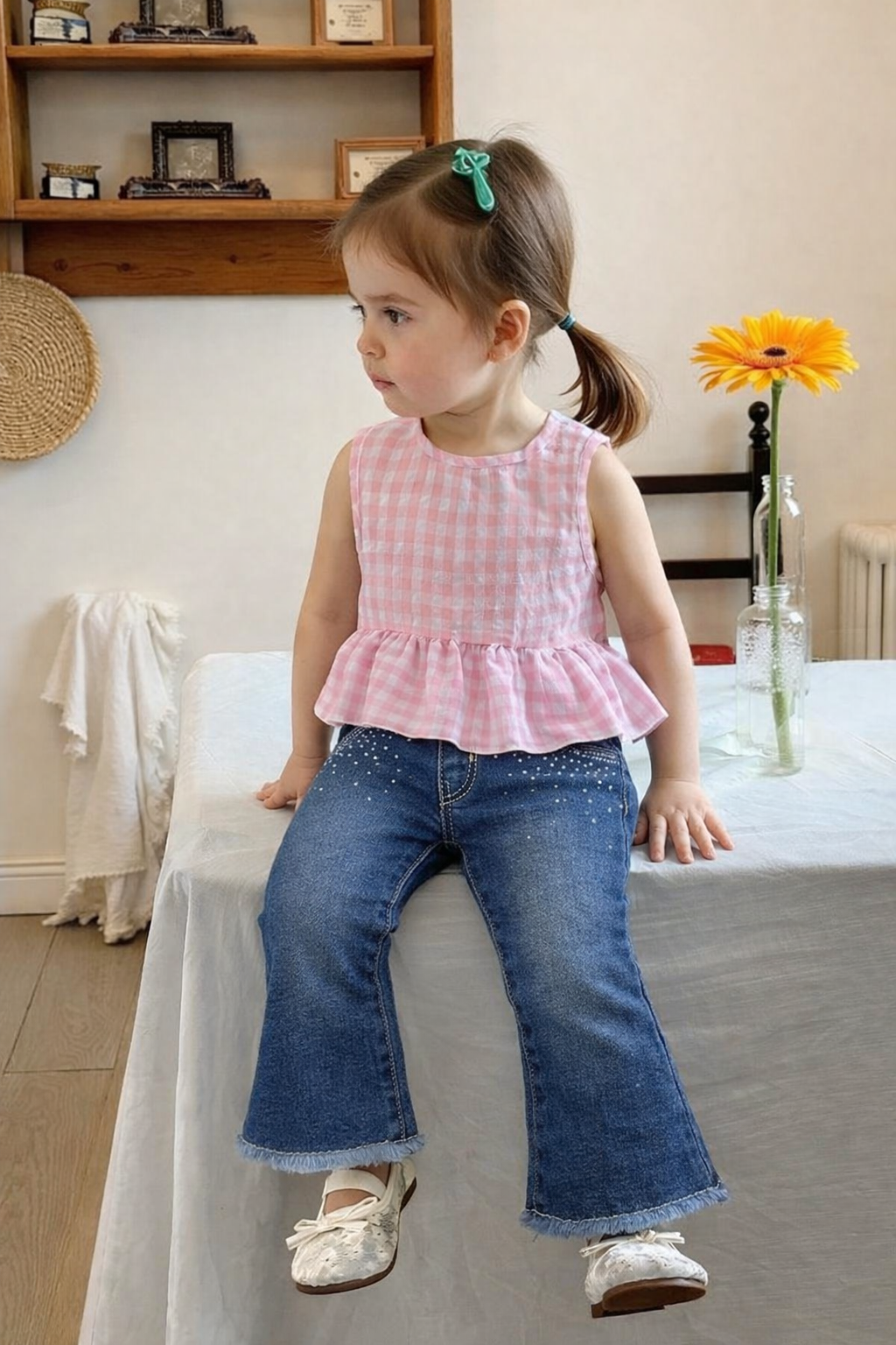 Jeans neonata SPARKLE FLARE