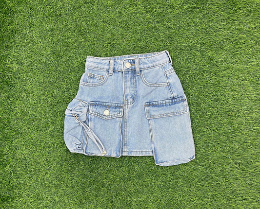Gonna Cargo in Jeans 4/14 anni