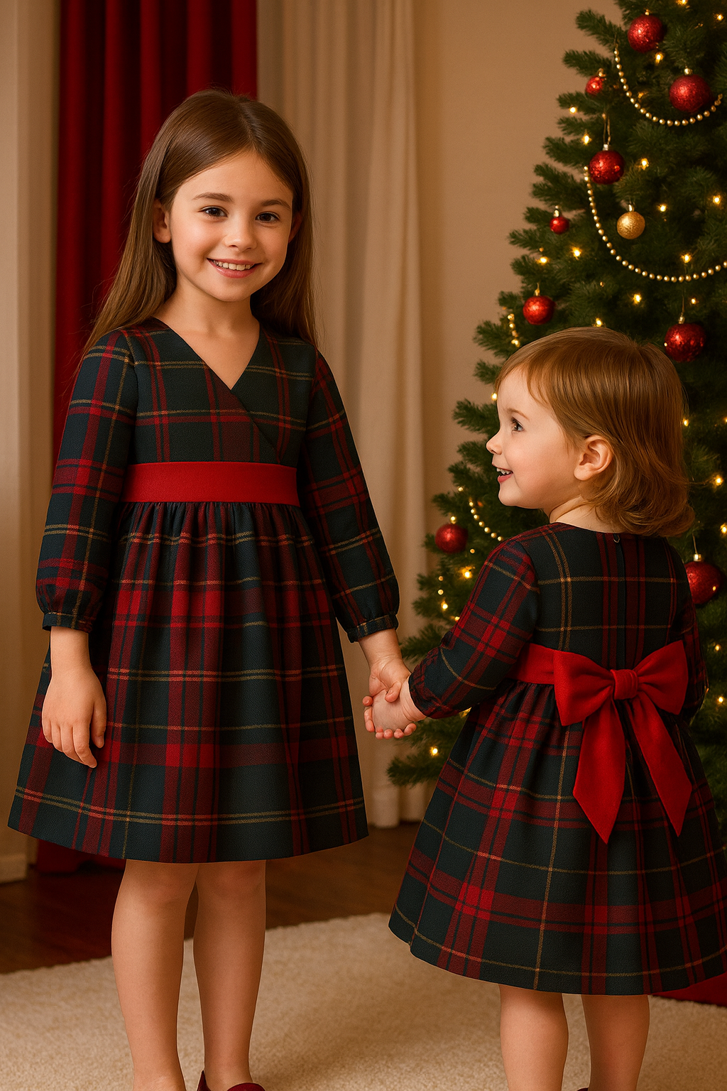 Abito tartan HOLIDAY HEATHER bimba