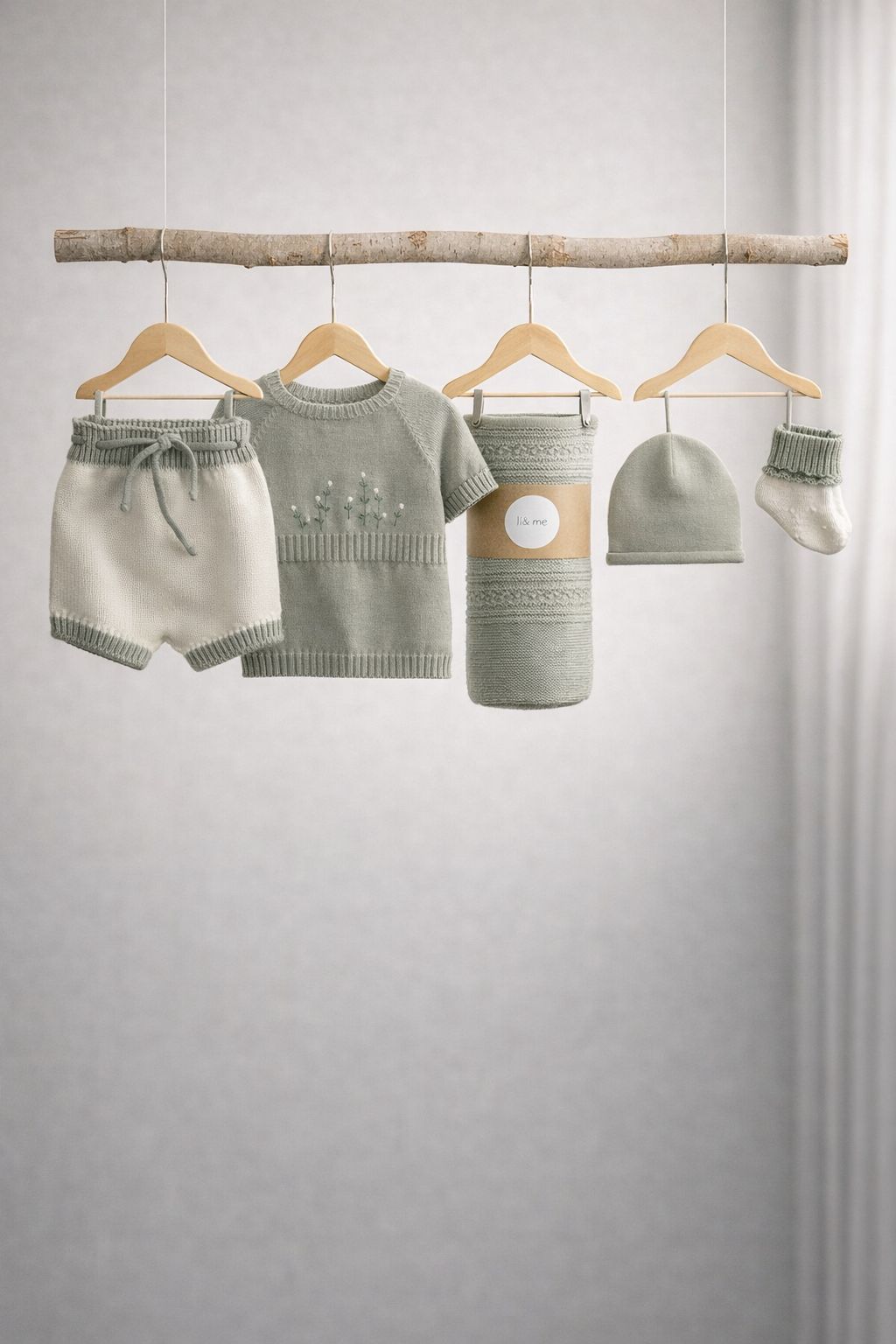 Pacchetto Cream-Apple Short  Li & Me