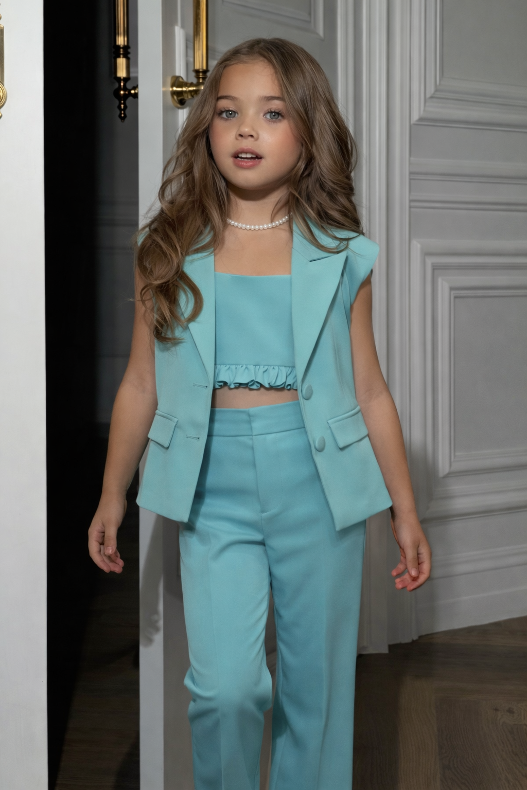 Pantalone a zampa TIFFANY JANICE